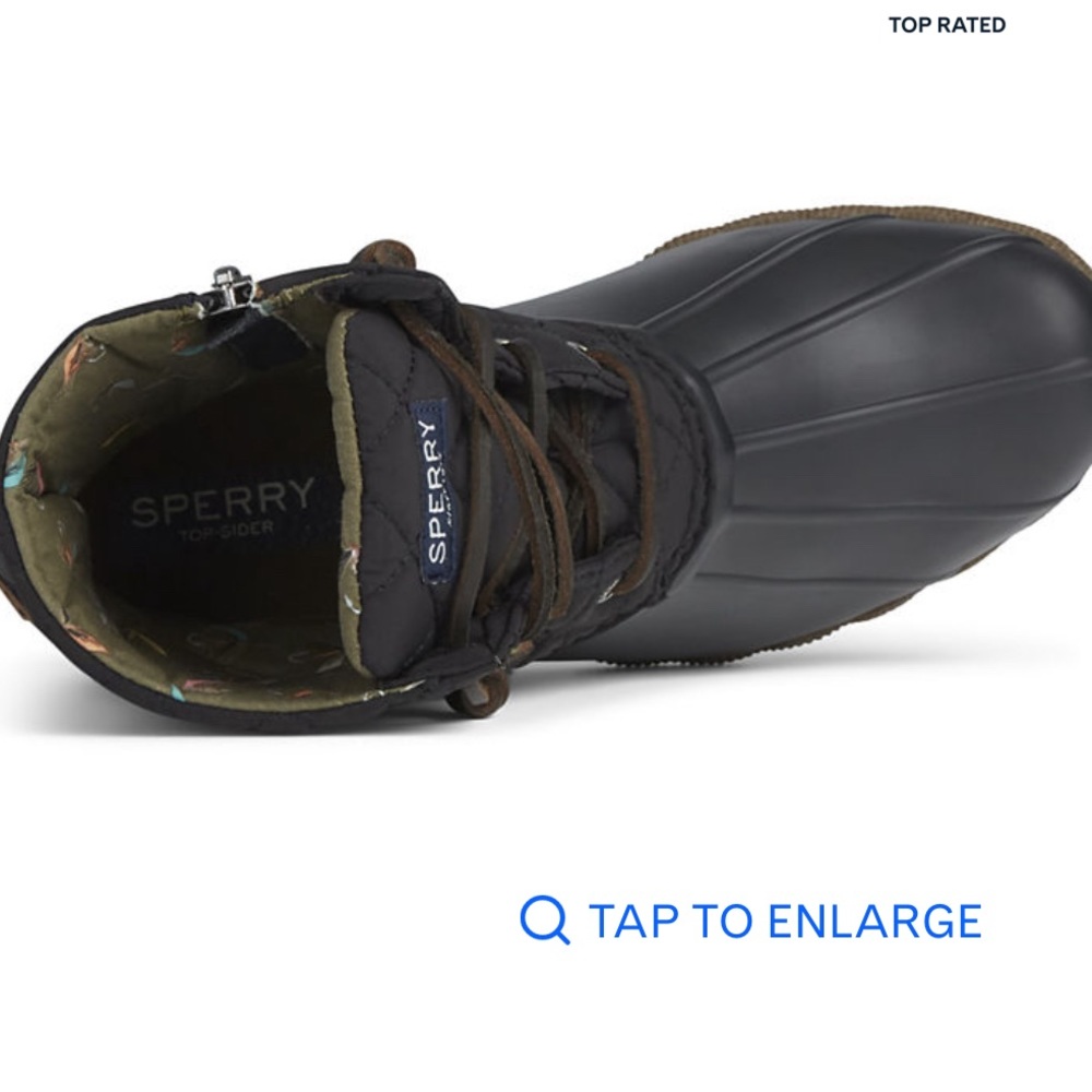 Sperry Duck Boots Saltwater Quilted